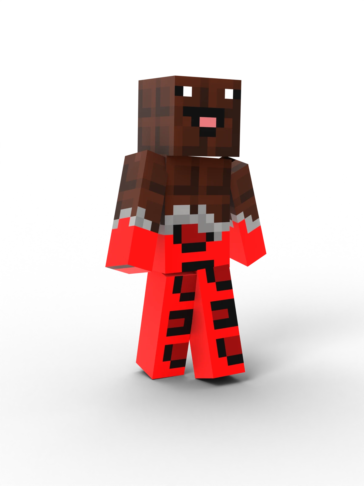 stylized, pixelated video game