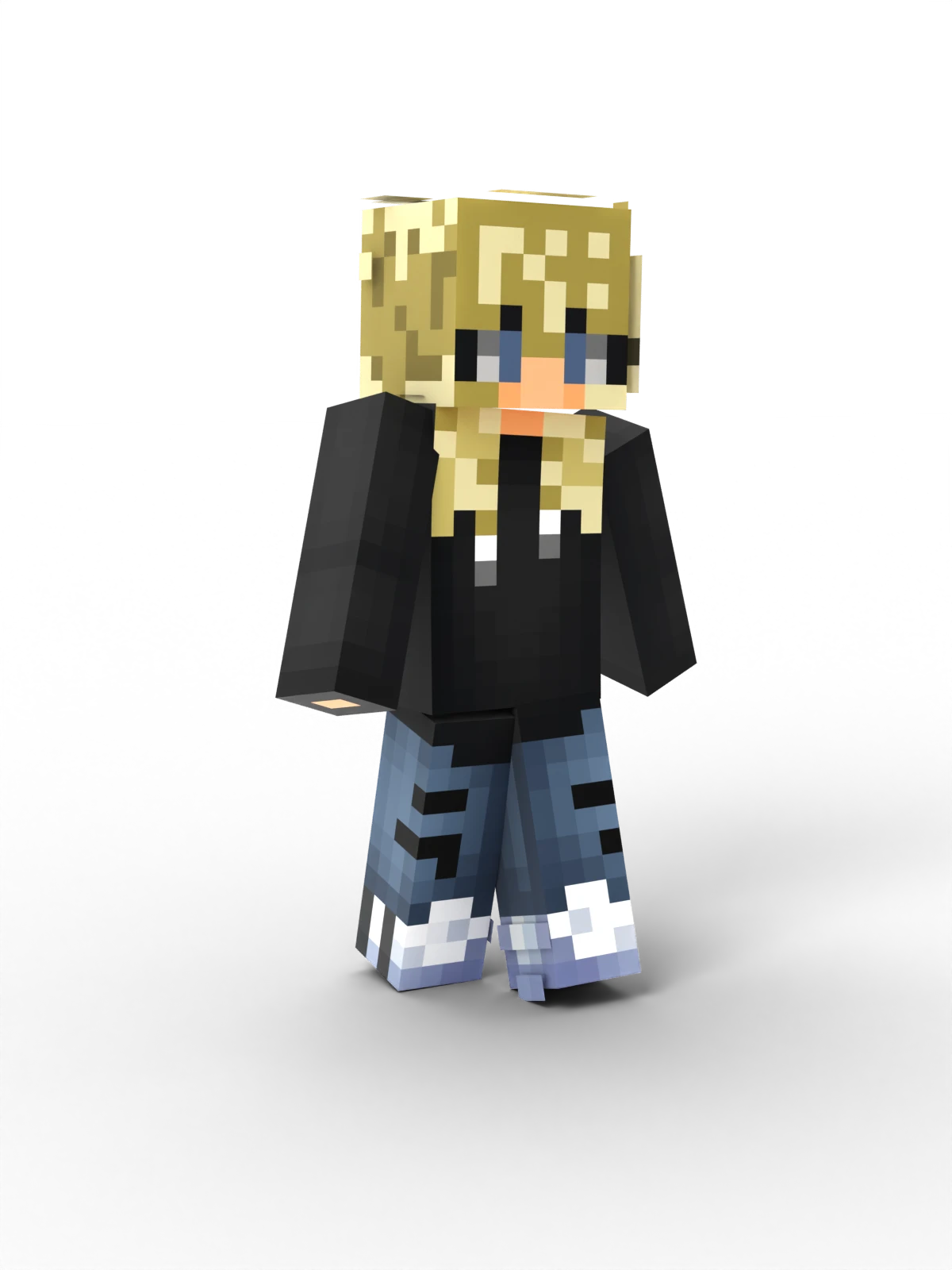designed with a blocky,