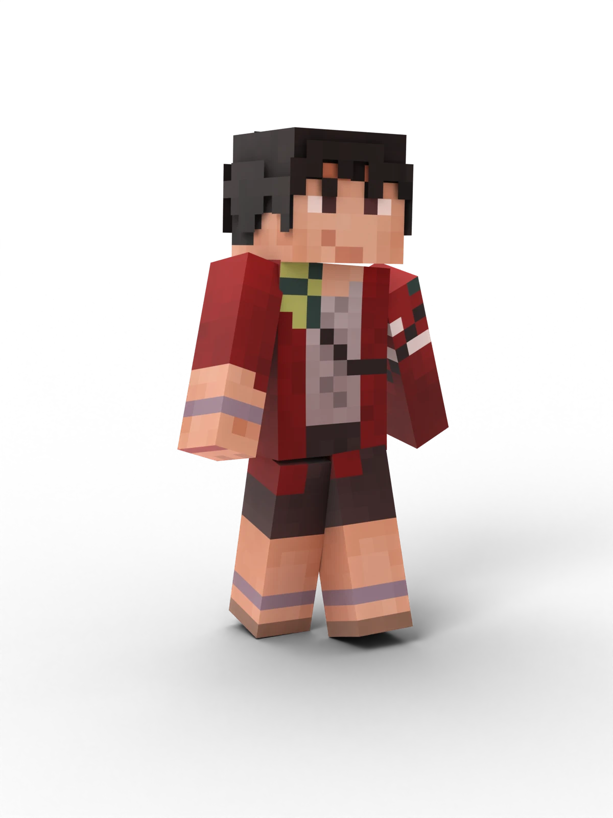 designed with a blocky,