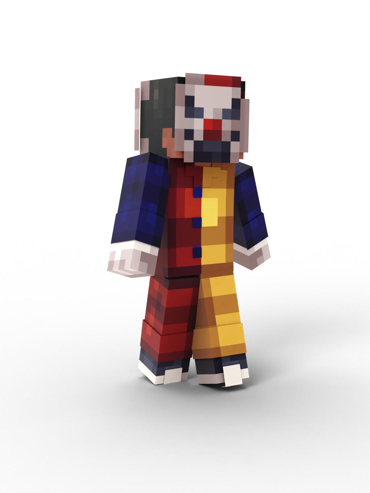 designed with a blocky,