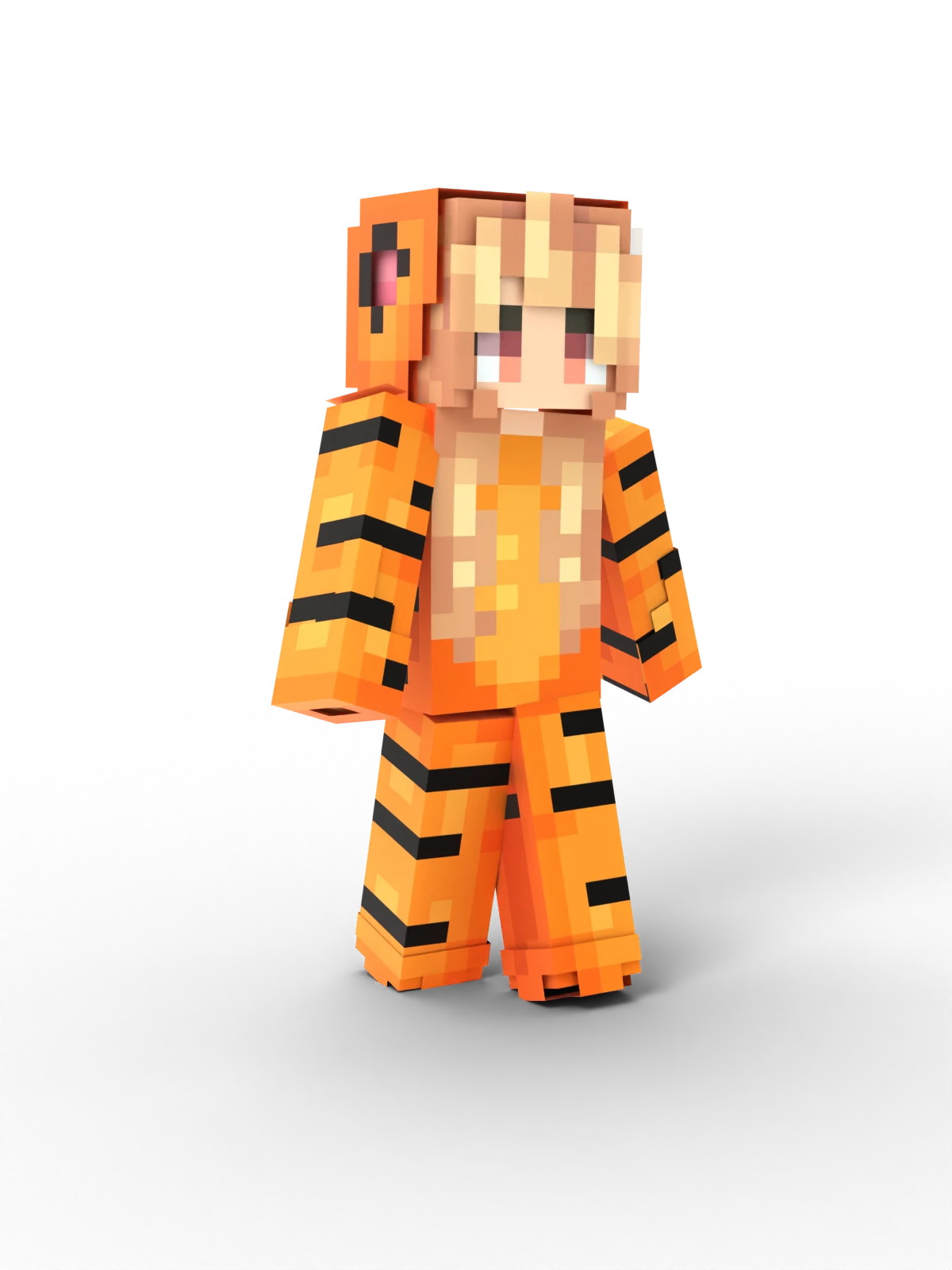 designed with a blocky,