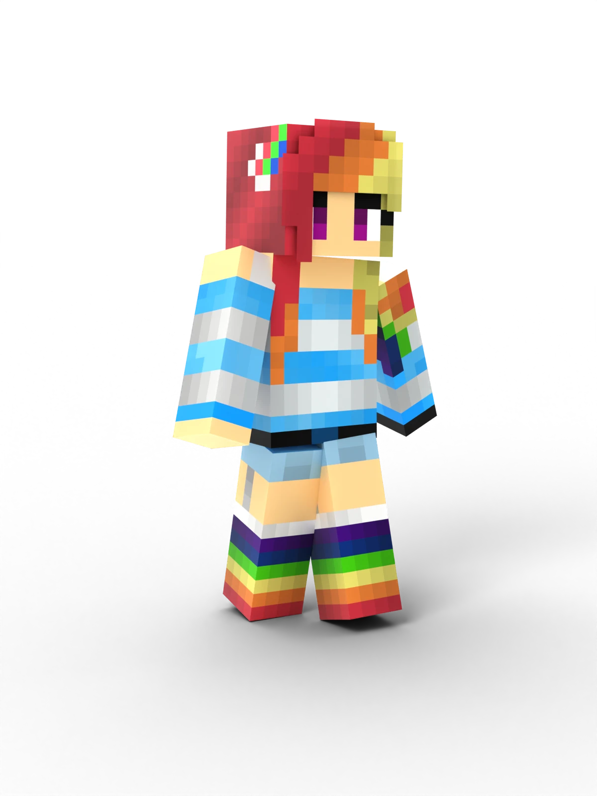 designed with a blocky,