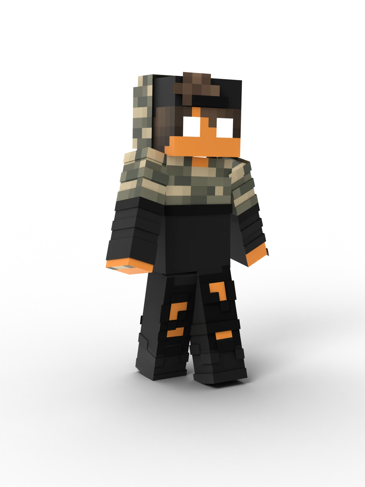 stylized video game character