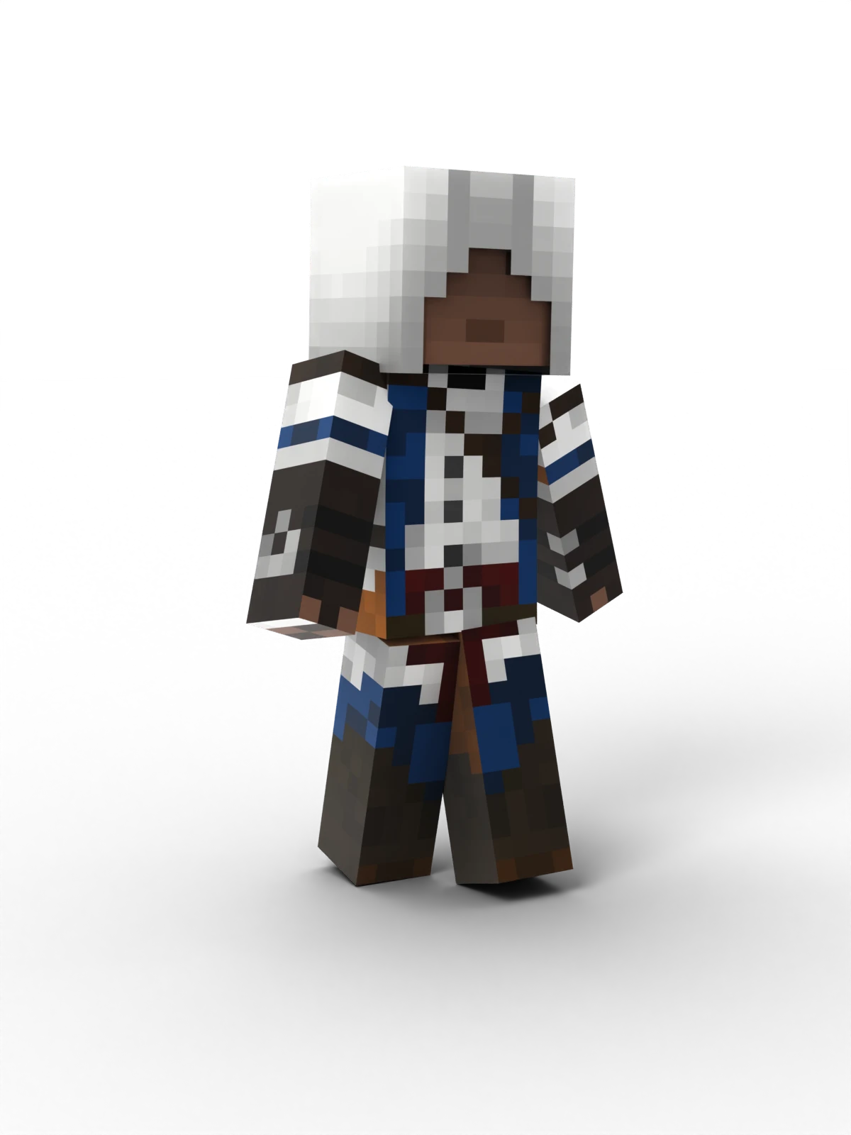 designed with a blocky,
